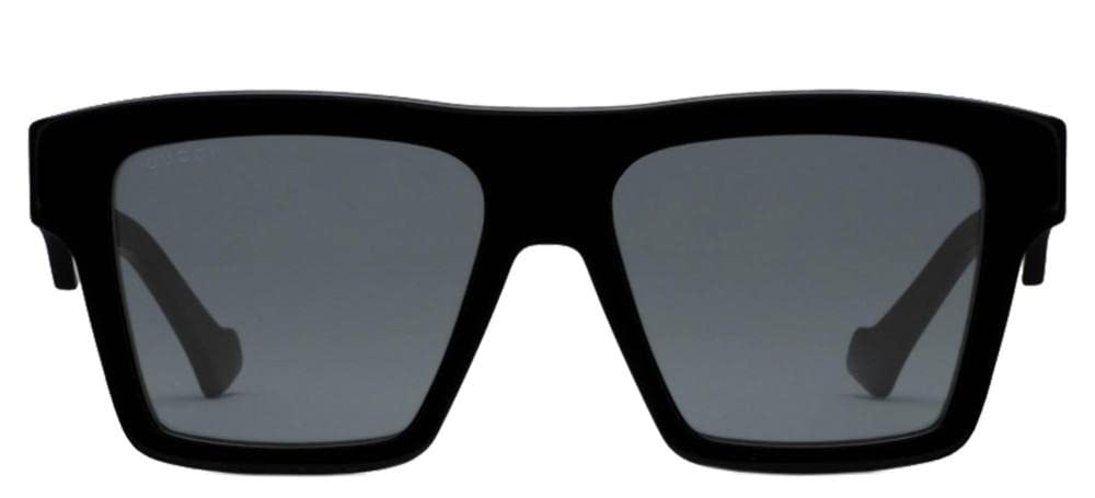 Gucci GG0962S Black & Grey Men's Sunglasses 55mm Lens - Polarized UV Protection for Driving, Outdoor & Fashion