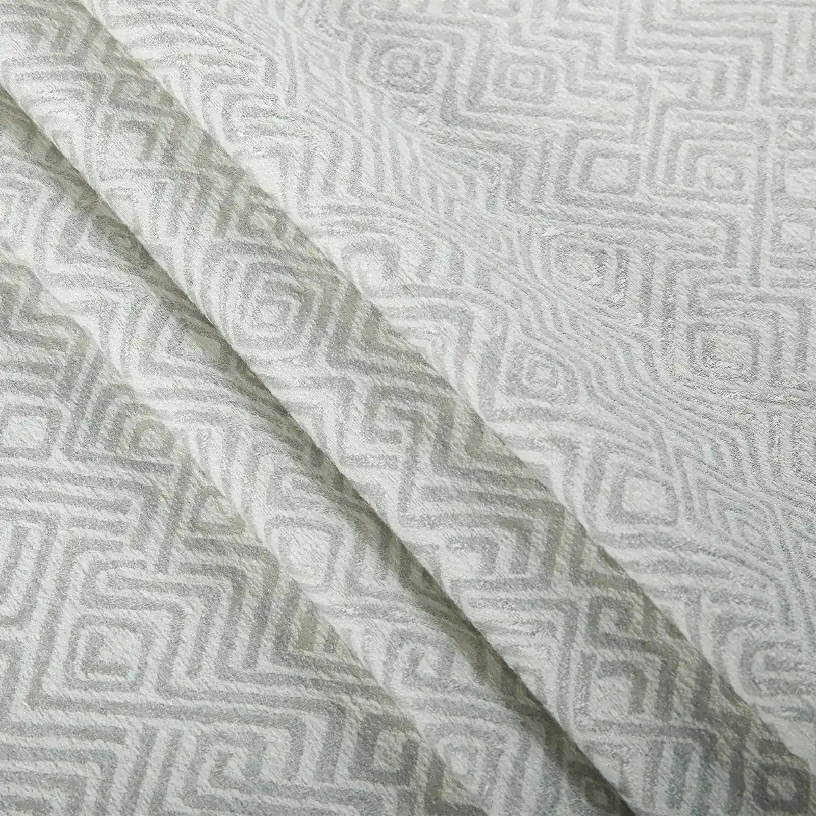 Lydia Scroll Jacquard Pleated Curtains - Elegant Blackout Drapes for Living Room, Bedroom & Office - Premium Textured Window Treatments for Home Decor