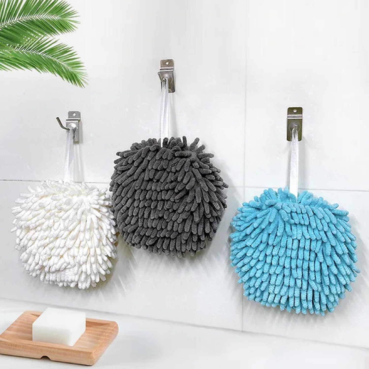 Premium Microfiber Cleaning Balls - Super Absorbent Reusable Washable Cloths | Lint-Free Scratch-Free for Delicate Surfaces | Quick-Dry Hanging Design | Perfect for Kitchen, Bathroom, Car Detailing & Glass Cleaning (2-Pack) - Ideal for Dusting, Polishing & Deep Cleaning All Surfaces