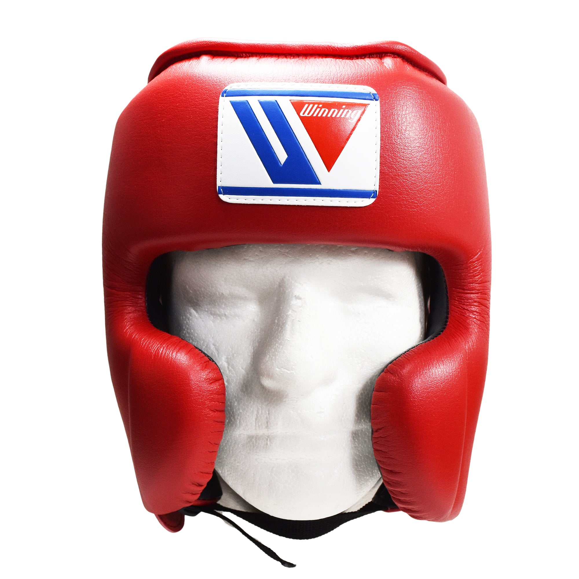 WINNING HEADGEAR FG2900 Boxing Headgear - Red Cheek Protection for Sparring & Training - Perfect for MMA, Muay Thai & Kickboxing Practice