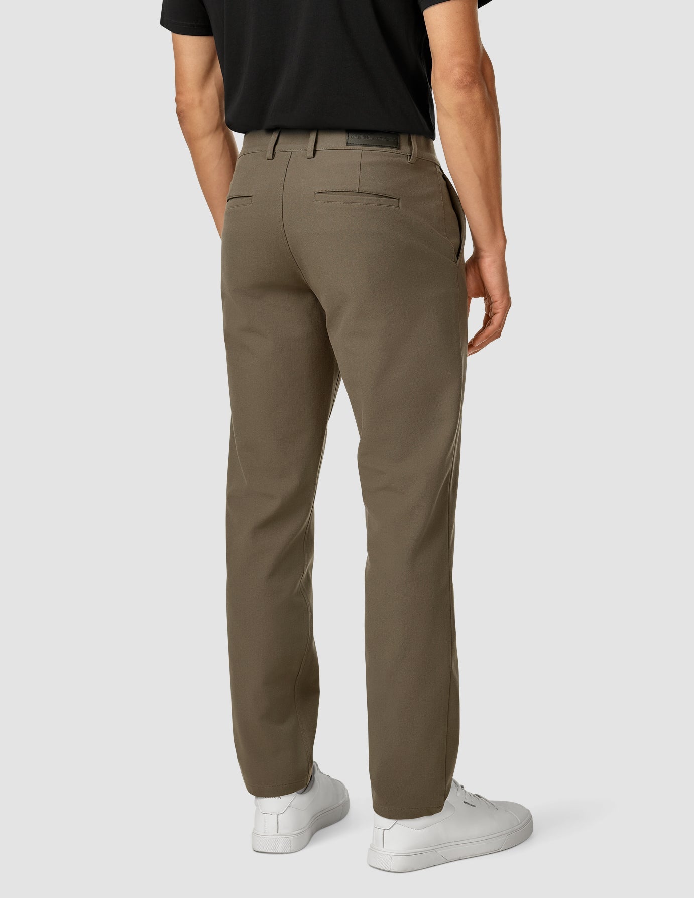 GEN2 Pants for Men - Regular Fit Muted Green Casual Trousers | Perfect for Work, Travel & Everyday Wear