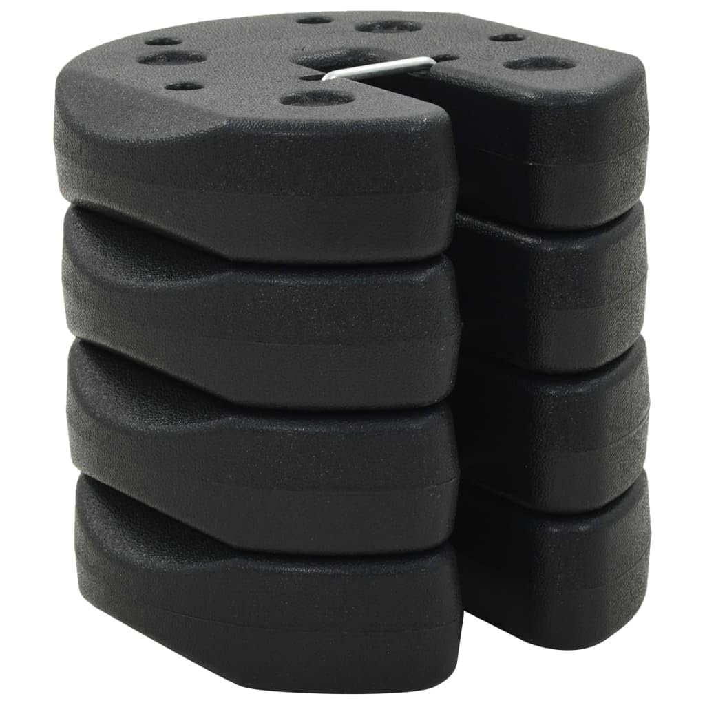 4-Pack Black Gazebo Weight Plates 8.7