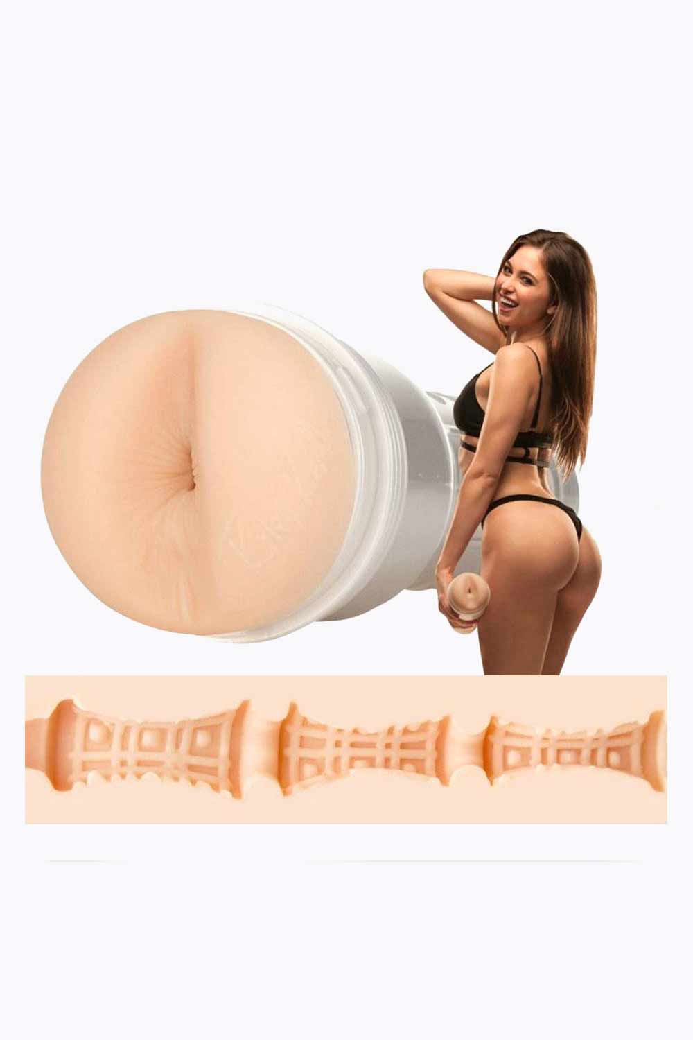 RILEY REID | Realistic Butt Masturbator for Men - Lifelike Texture & Enhanced Pleasure | Perfect for Solo Play & Couples Fun
