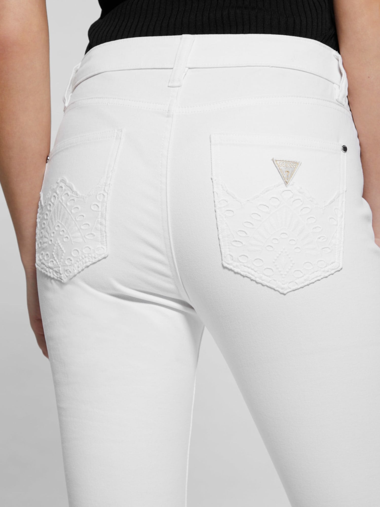 High Rise Sexy Flare Denim Jeans for Women - White Wash Vintage Style | Perfect for Date Night & Casual Outfits