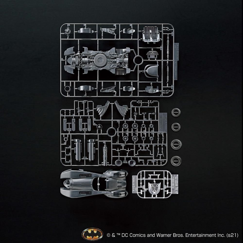Bandai 1/35 Scale Tim Burton's Batman Batmobile Model Kit - Perfect for Collectors & Movie Fans - Display, Gift, or DIY Project for Batman Enthusiasts
