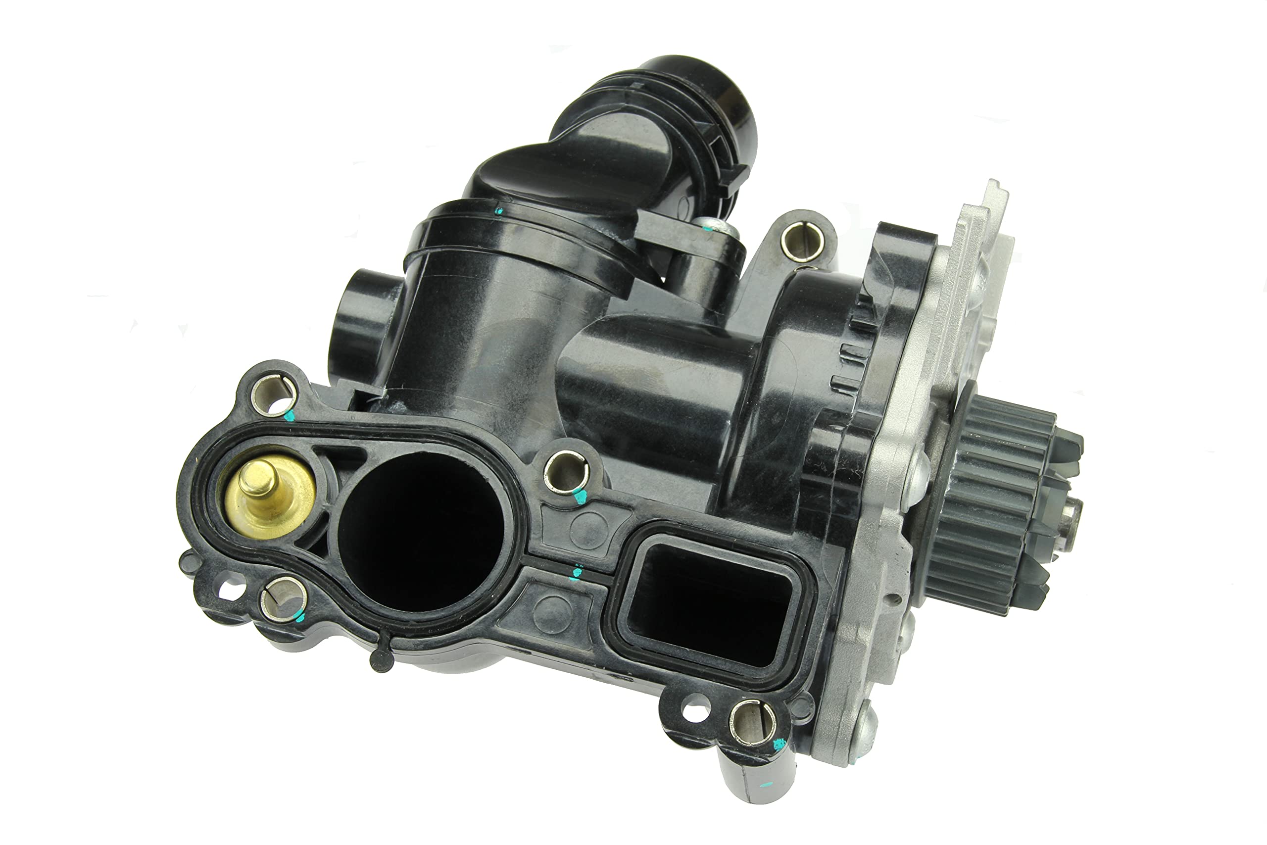 URO Parts 06H121026DR Water Pump with Gasket & Temperature Sensor - Replacement for Volkswagen, Audi, Compatible with Various Models - Perfect for Engine Cooling System Maintenance & Repair