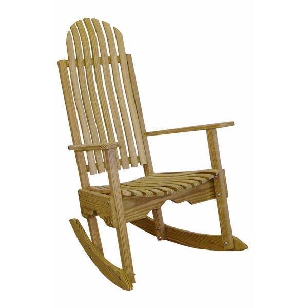 Hershy Way Rocker Chair C6100 T6100 - Comfortable Rocking Chair for Living Room, Nursery, or Patio - Perfect for Relaxing, Nursing, and Reading