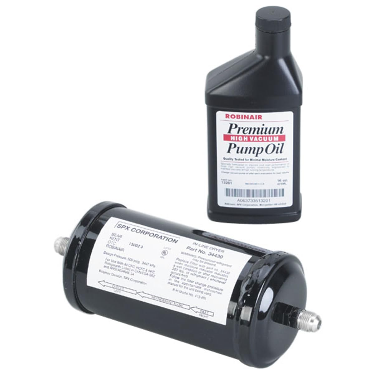 Robinair 13169 AC Recharge & Maintenance Kit for Car Air Conditioning Systems - Perfect for DIY Auto AC Repair & Professional Use