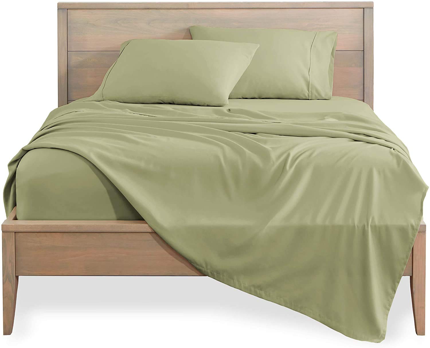 600 Thread Count Percale Cotton King Size Bed Sheet Set - Ultra Soft & Breathable Deep Pocket Sheets for Cool & Comfortable Sleep - Perfect for Luxury Hotels, Master Bedrooms & Guest Rooms