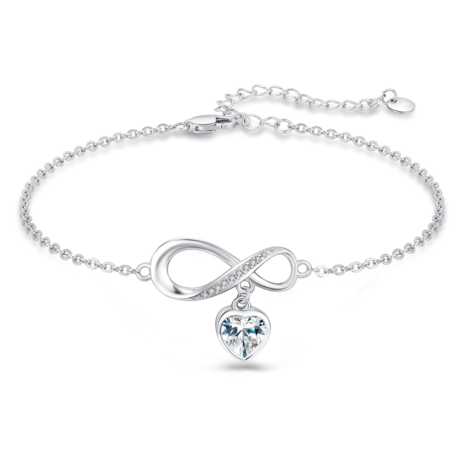 925 Sterling Silver Bracelets for Women - Dinosaur, Rose, Hummingbird, Infinite Love & Elephant Charms | Animal Jewelry Gifts for Girlfriend, Wife, Daughter | Perfect for Birthdays, Anniversaries & Everyday Wear