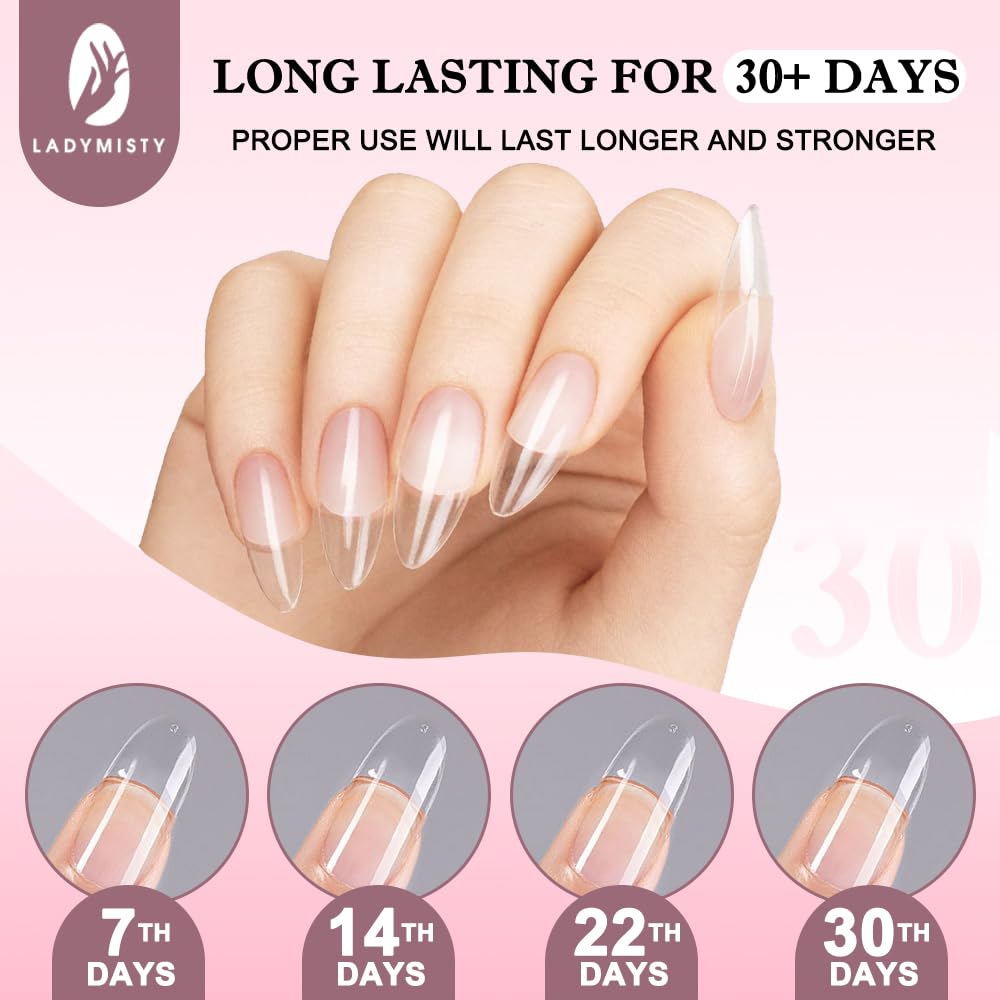 Upgraded 5-Second Quick Dry 10g Nail Glue for Press On Nails & 10ml Nail Glue Remover - No UV Lamp Needed, Long Lasting Acrylic Nail Adhesive Kit - Perfect for Salon, Home Manicures & Nail Art