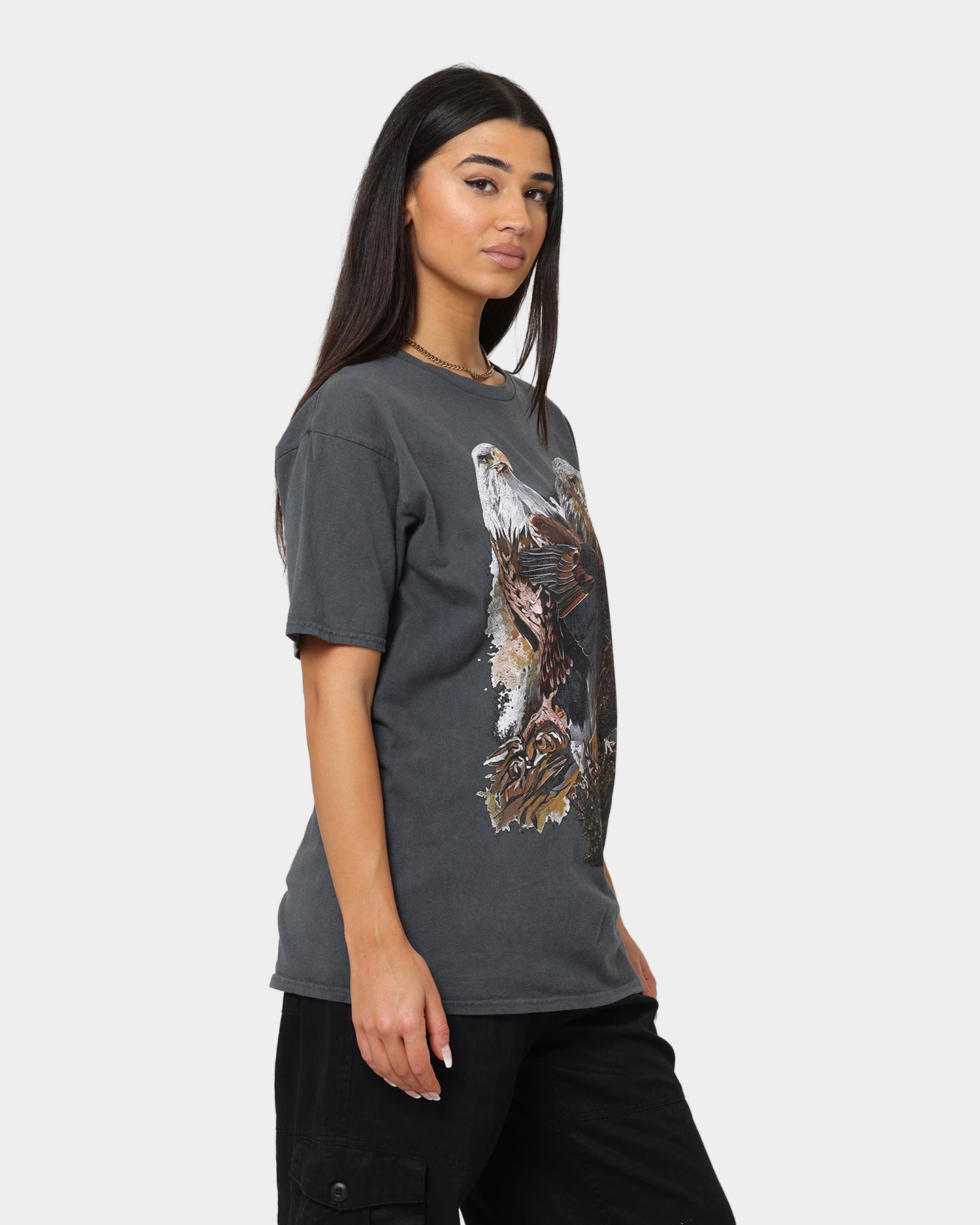 Vintage OG Eagles T-Shirt - Off Black | Retro Philadelphia Eagles Fan Apparel for Men & Women | Perfect for Game Day, Casual Wear & Gifting