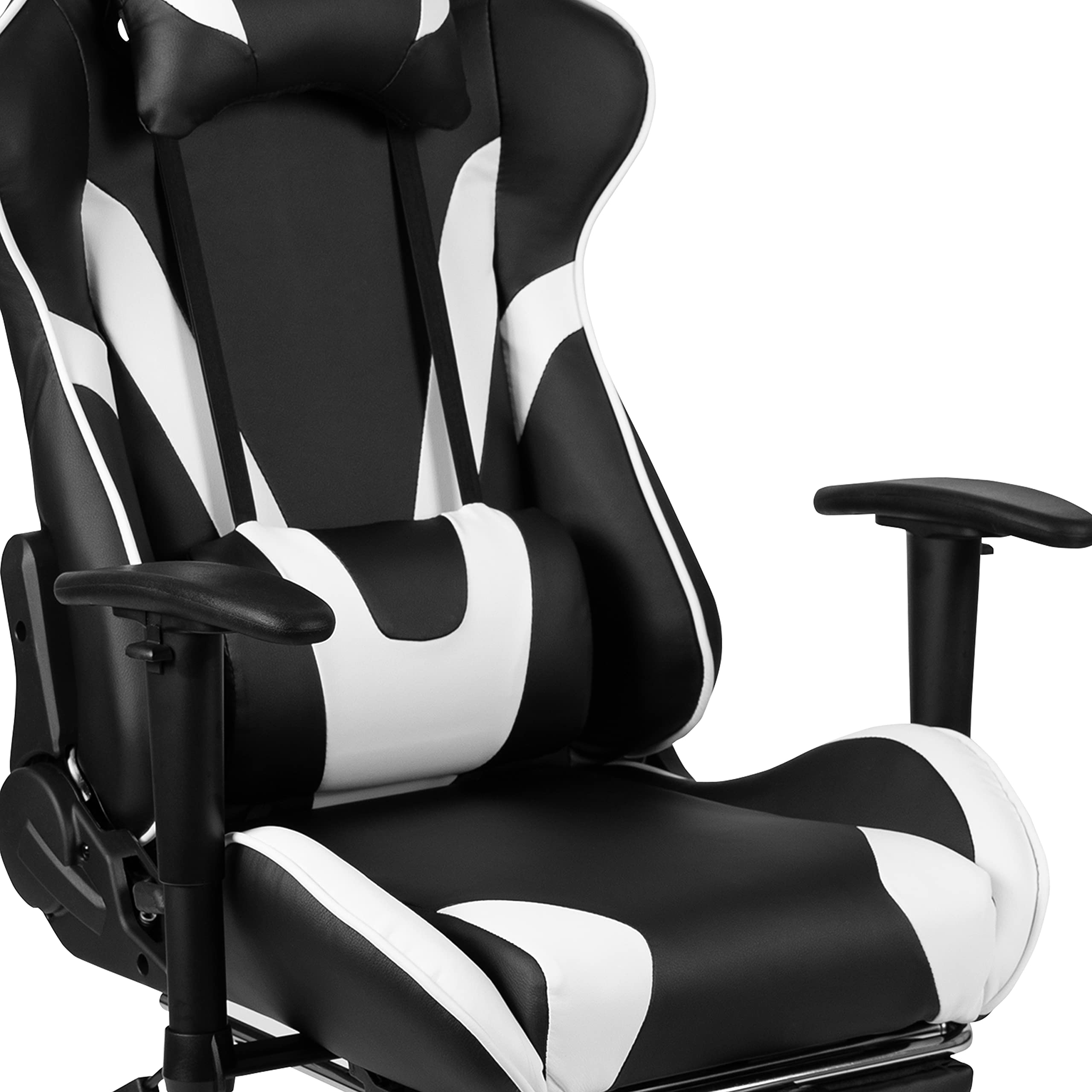 Premium Black Gaming Desk & Chair Set with Cup Holder, Headphone Hook & Monitor Stand - Ergonomic PC Gaming Setup for Streamers & Esports Players
