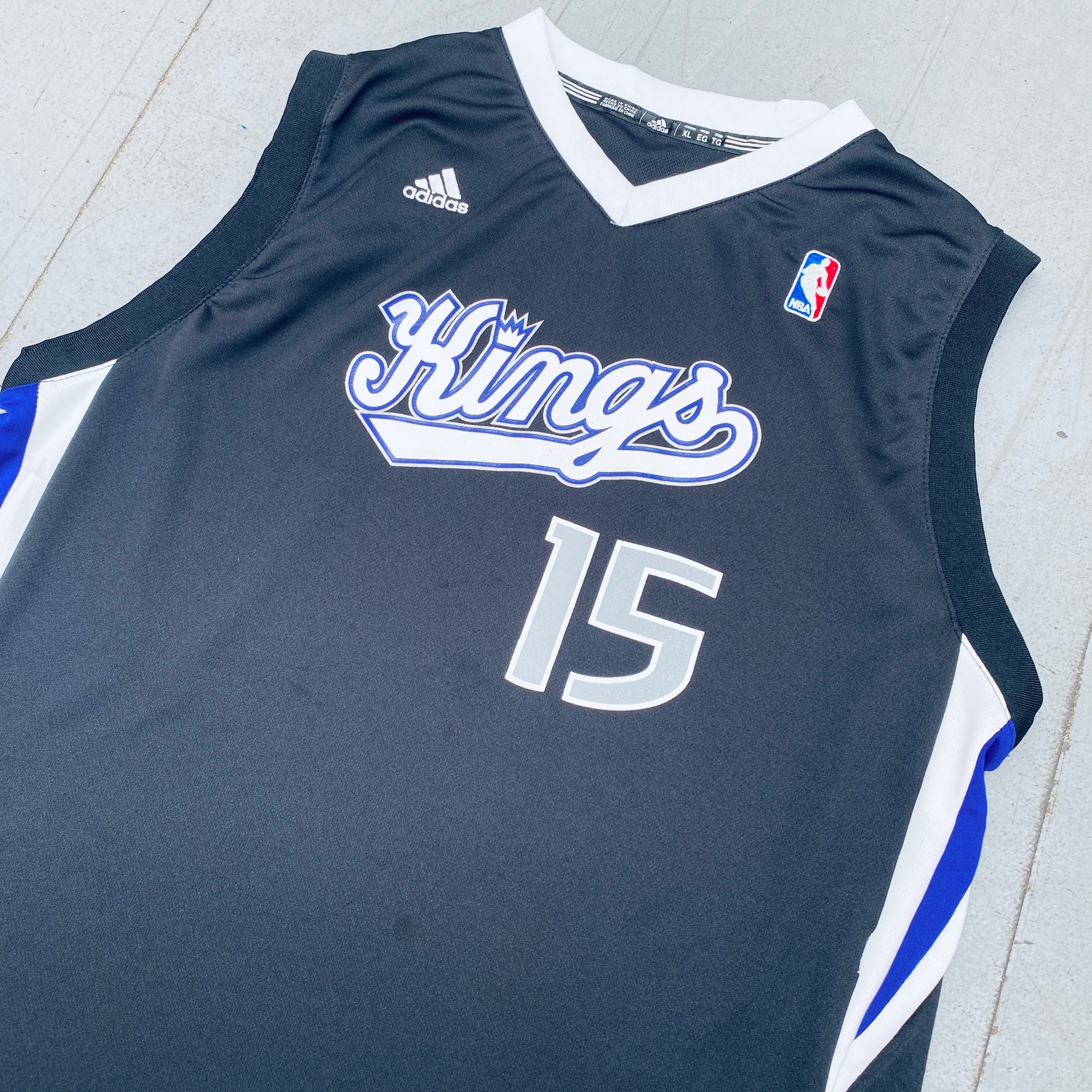 DeMarcus Cousins Sacramento Kings 2011/12 Black Adidas Jersey Size S - NBA Basketball Fan Gear for Games & Collectibles