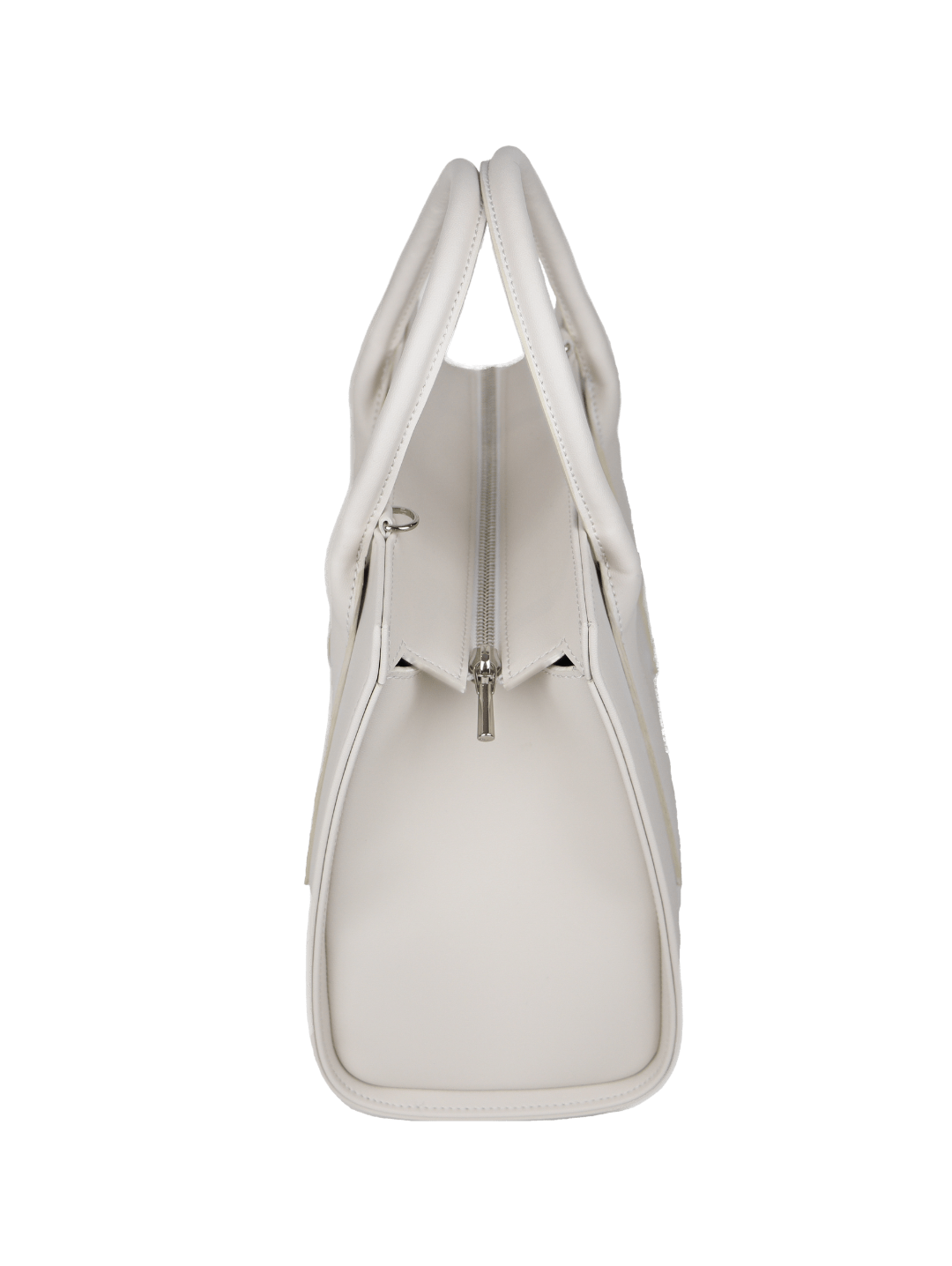 Vegan Grape Leather Tote Bag with Shoulder Strap - Cream | Stylish Eco-Friendly Handbag for Work, Travel & Everyday Use
