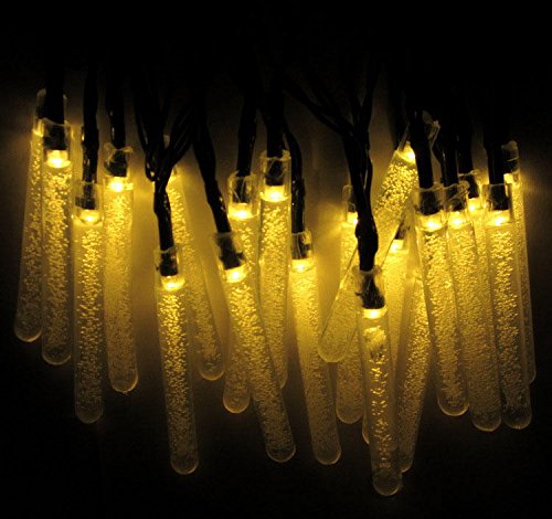 RRRYN Solar Powered Garden Lights - 20 LED 4.8M String Lights for Outdoor Garden, Party & Wedding Decoration (Colorful) - Perfect for Patio, Backyard, Landscape Lighting & Special Events