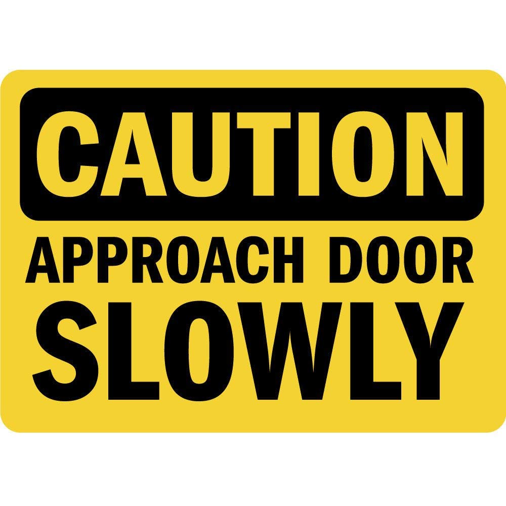OSHA Safety & Warning Vinyl Stickers Bundle - 3 Pack (3.5