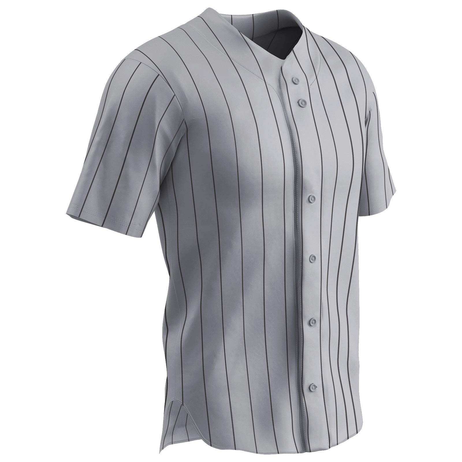 CHAMPRO Ace Button Front Baseball Jersey - Youth & Adult Sizes - Breathable & Durable for Baseball Games, Practice, and Team Uniforms