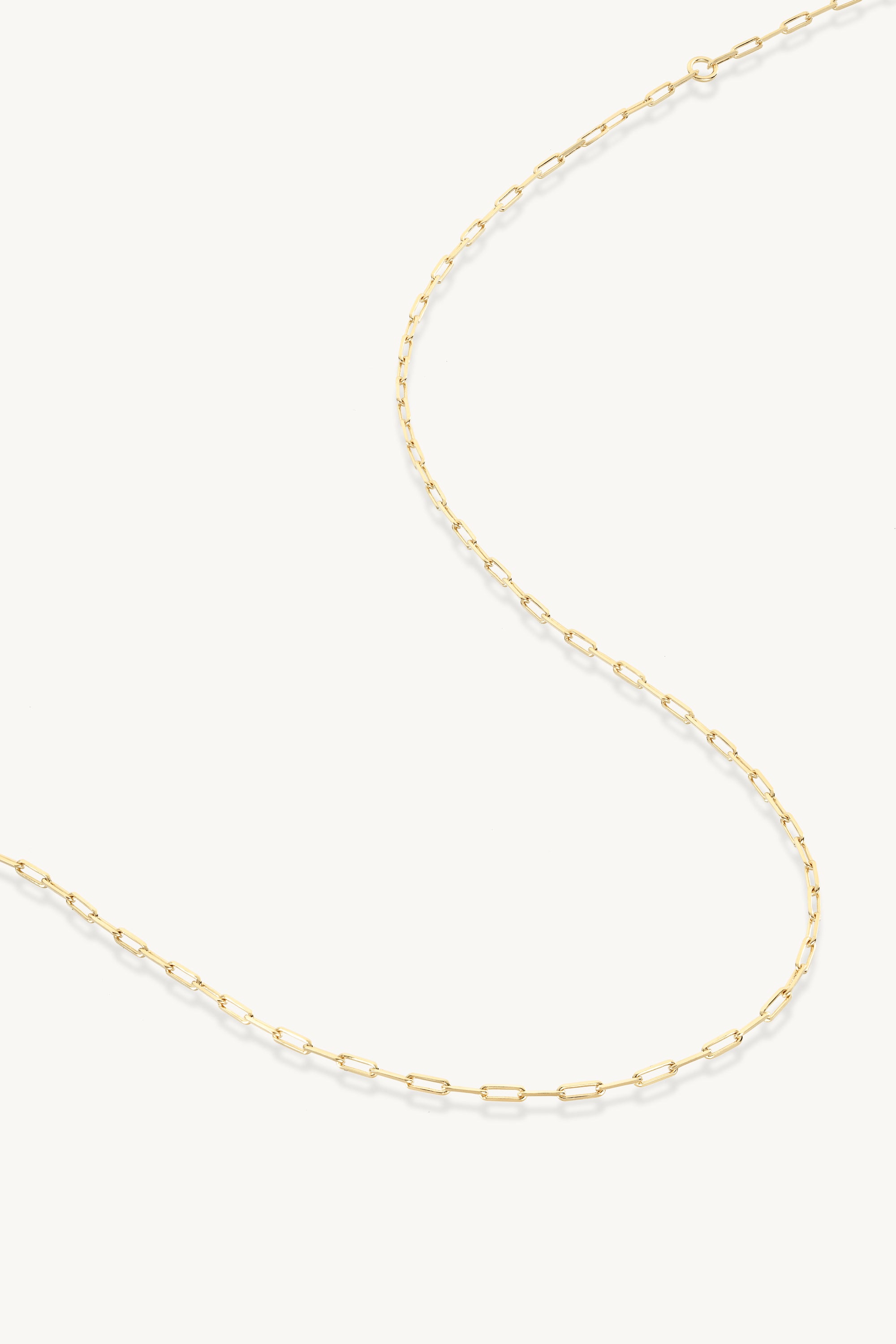 Gold Paper Clip Chain Necklace - Elegant & Minimalist Jewelry for Women - Perfect for Everyday Wear, Layering & Gifts