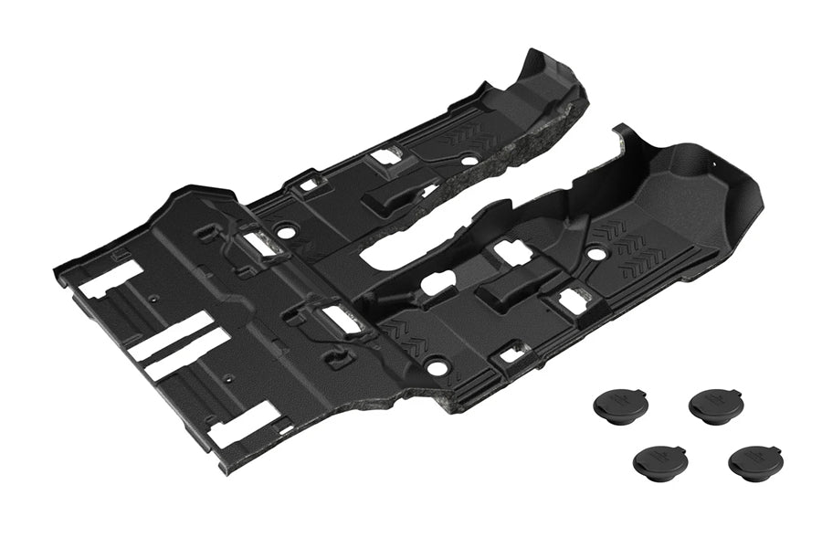 Ford Bronco ArmorLite Front and Rear Floor Mats - Heavy Duty All-Weather Protection in Mesa Smoke Color | Perfect for Off-Roading, Camping & Daily Driving
