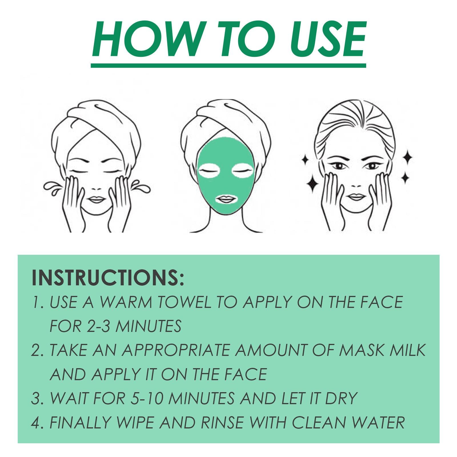 40 Pack Green Tea Vitamin Facial Mask - Deep Cleansing, Acne Removal & Moisturizing for Pore Refinement - Perfect for Daily Skincare & Spa Night Routine