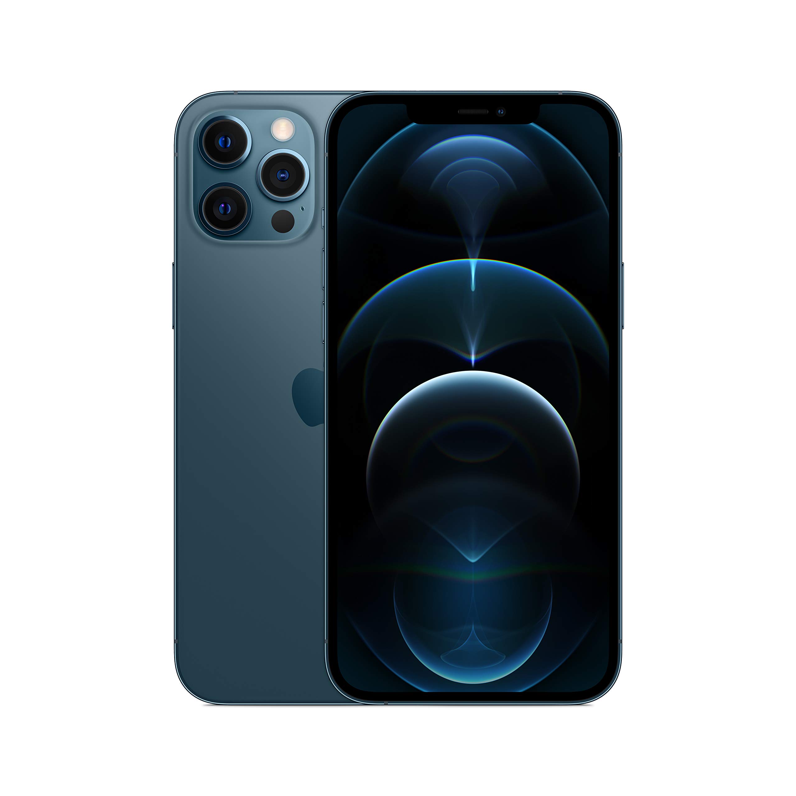 Apple iPhone 12 Pro Max 512GB Pacific Blue (Carrier Locked) - Premium Smartphone for Photography, Gaming & Business Use