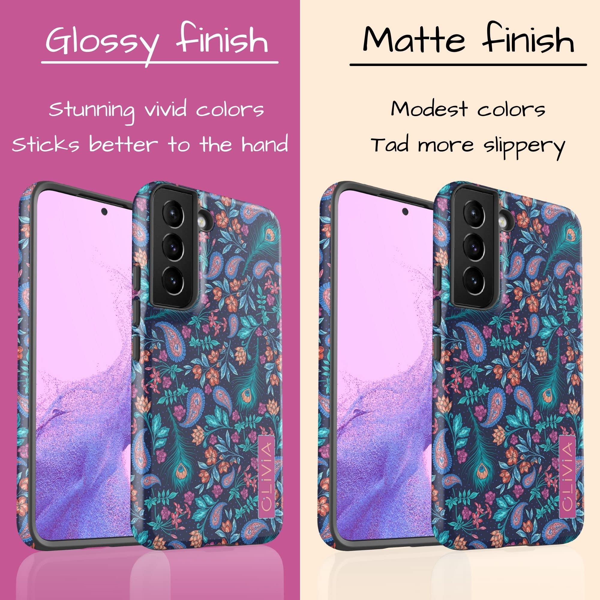 Custom Paisley Floral Peacock Feather Phone Case for Samsung Galaxy S25 Plus/S24 Ultra/S23/S22/S21/S20/S10/S9/S8/Note 20/10 - Stylish Purple Protective Cover for Everyday Use & Special Occasions