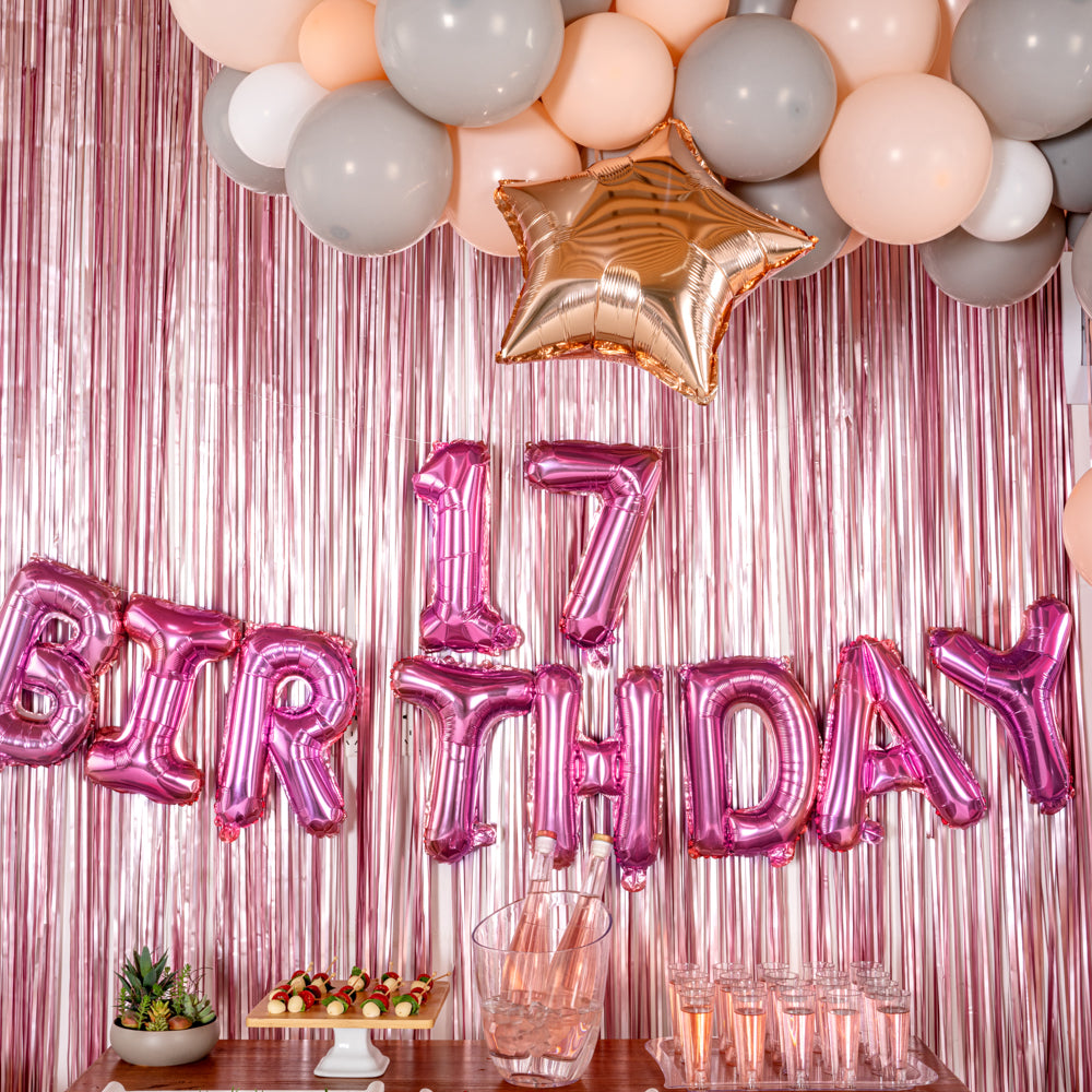Balloonify Pink Mylar Number 7 Balloon - 16 Inch - 1 Count Box - Perfect for Birthdays, Anniversaries & Party Decorations