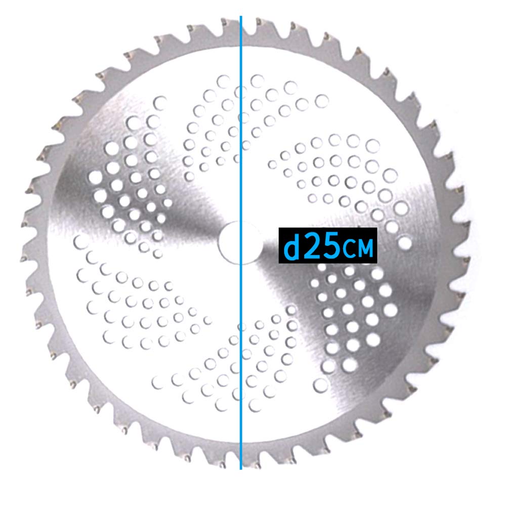 60-Tooth Manganese Steel Lawn Mower Blade - Heavy Duty Replacement Circular Cutter for Grass, Brush & Trees | Compatible with Most Riding & Push Mowers | Perfect for Yard Maintenance, Landscaping & Professional Use