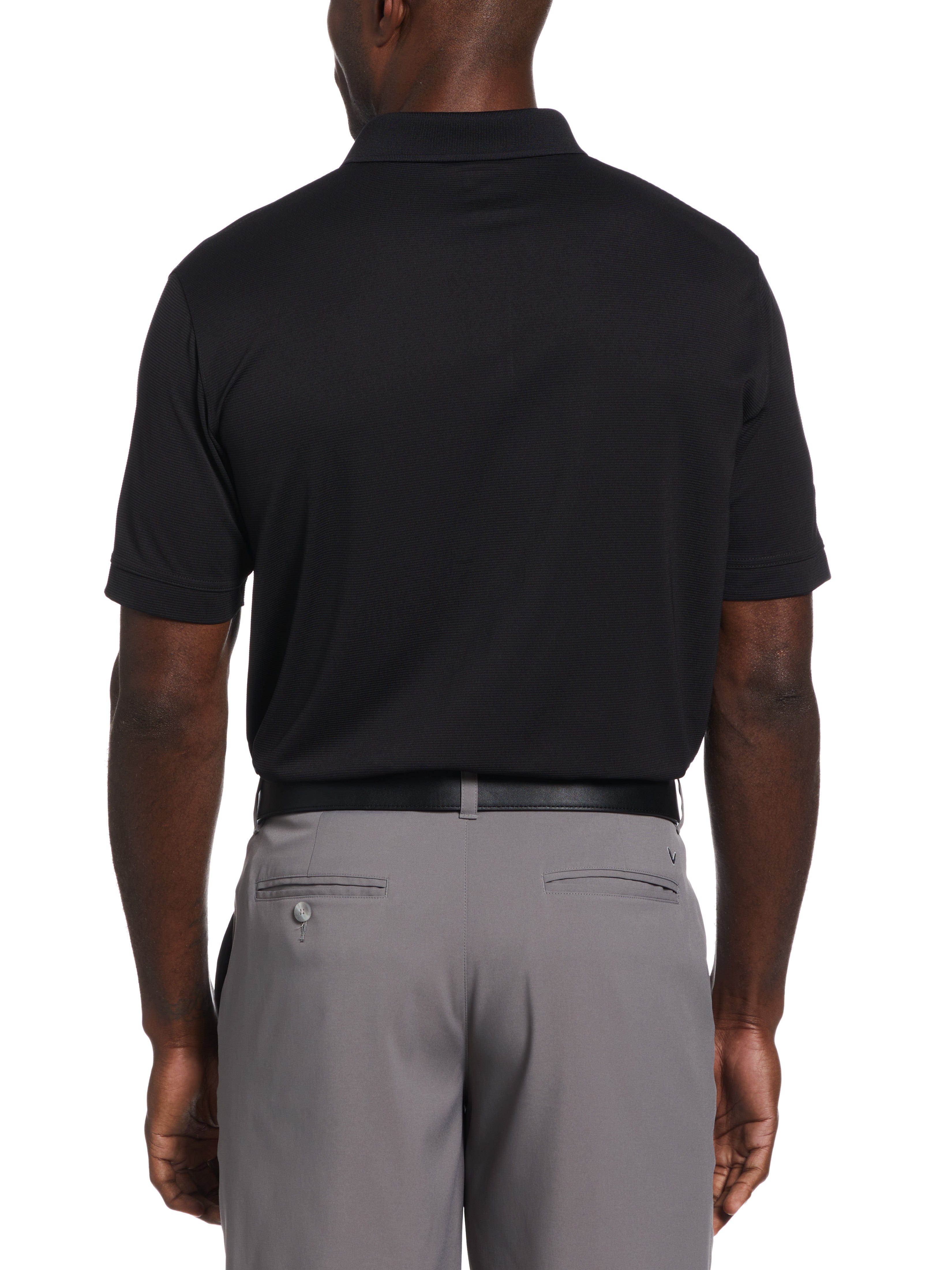 Men's Short Sleeve Ottoman Polo Shirt - Breathable Casual Button Down Shirt for Summer | Perfect for Golf, Office & Outdoor Activities