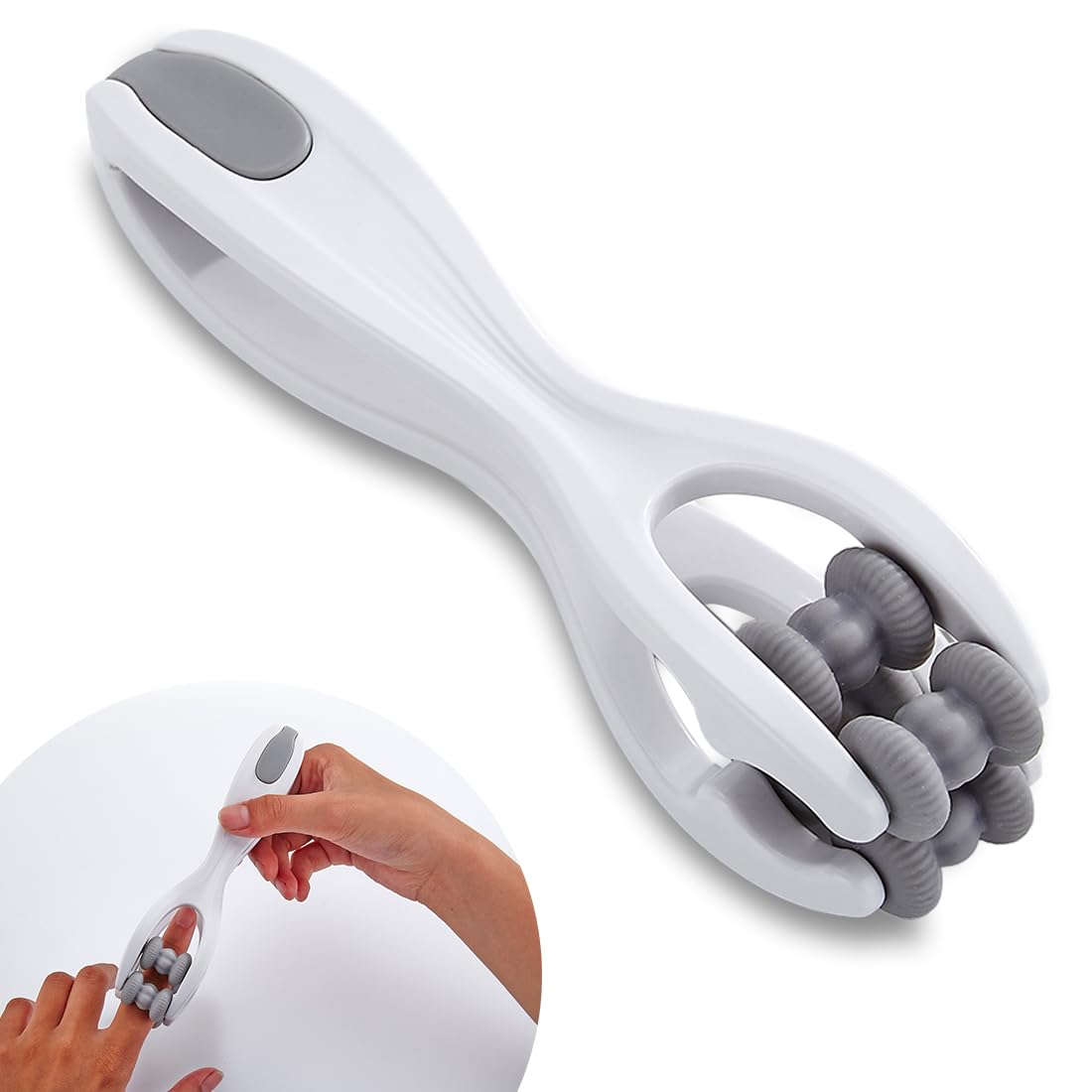Finger Massage Tools for Hand Pain Relief - Silicone Massage Roller for Arthritis, Carpal Tunnel, Wrist & Palm - Perfect for Office Workers, Gamers & Musicians
