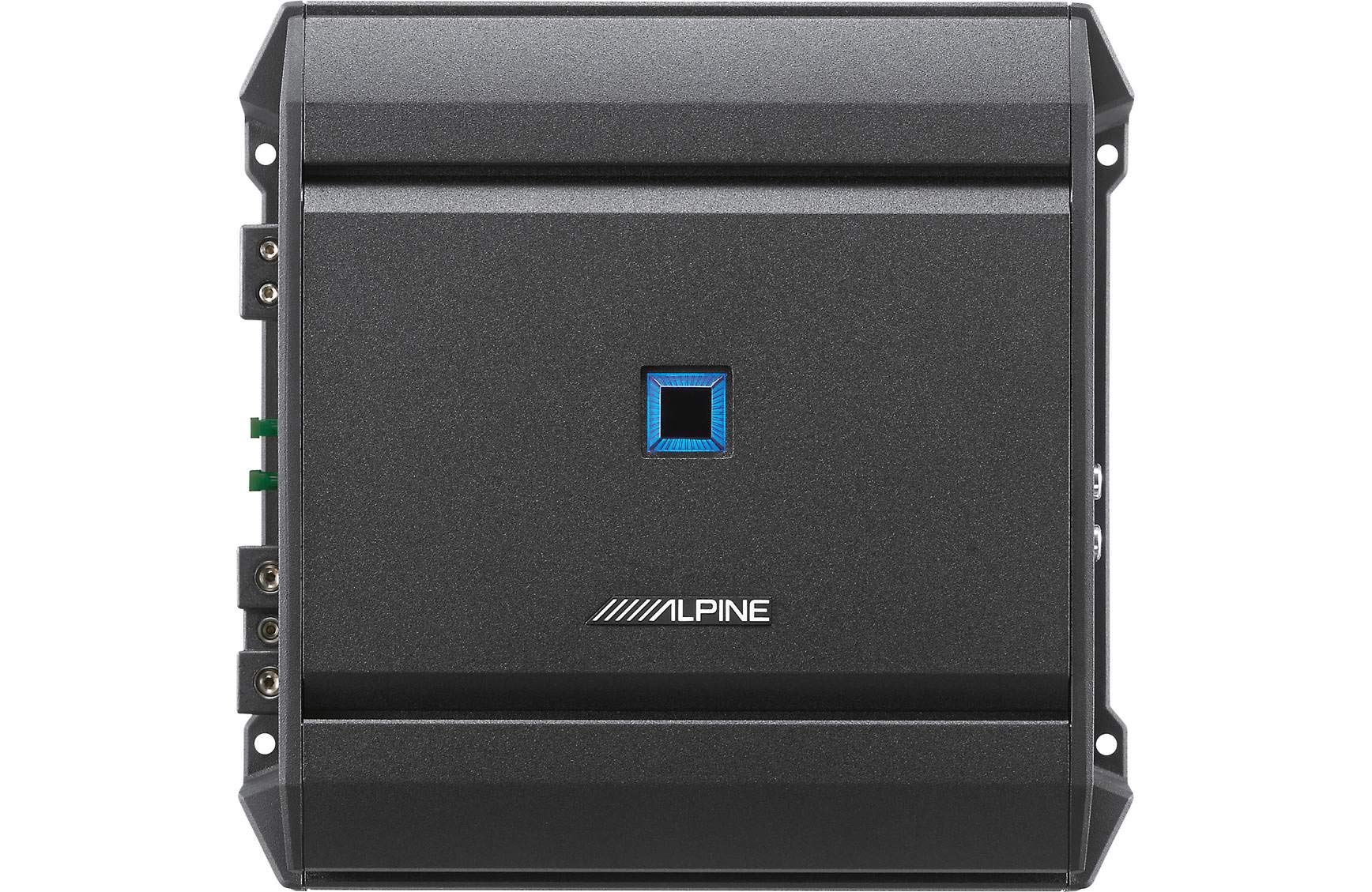 Harmony Audio Alpine S-A60M 1200W Class D Car Subwoofer Amplifier with 0GA Amp Kit - High Power Bass Boost for Trucks, SUVs, and Custom Car Audio Systems