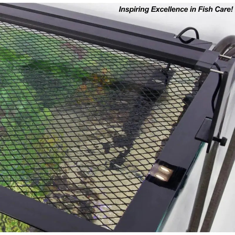 Aqua One Mesh Lid - Premium Aquarium Cover for Fish Tanks, Reptile Terrariums & Small Animal Cages - Perfect for Betta Fish, Geckos & Hamsters - Enhances Ventilation While Preventing Escapes