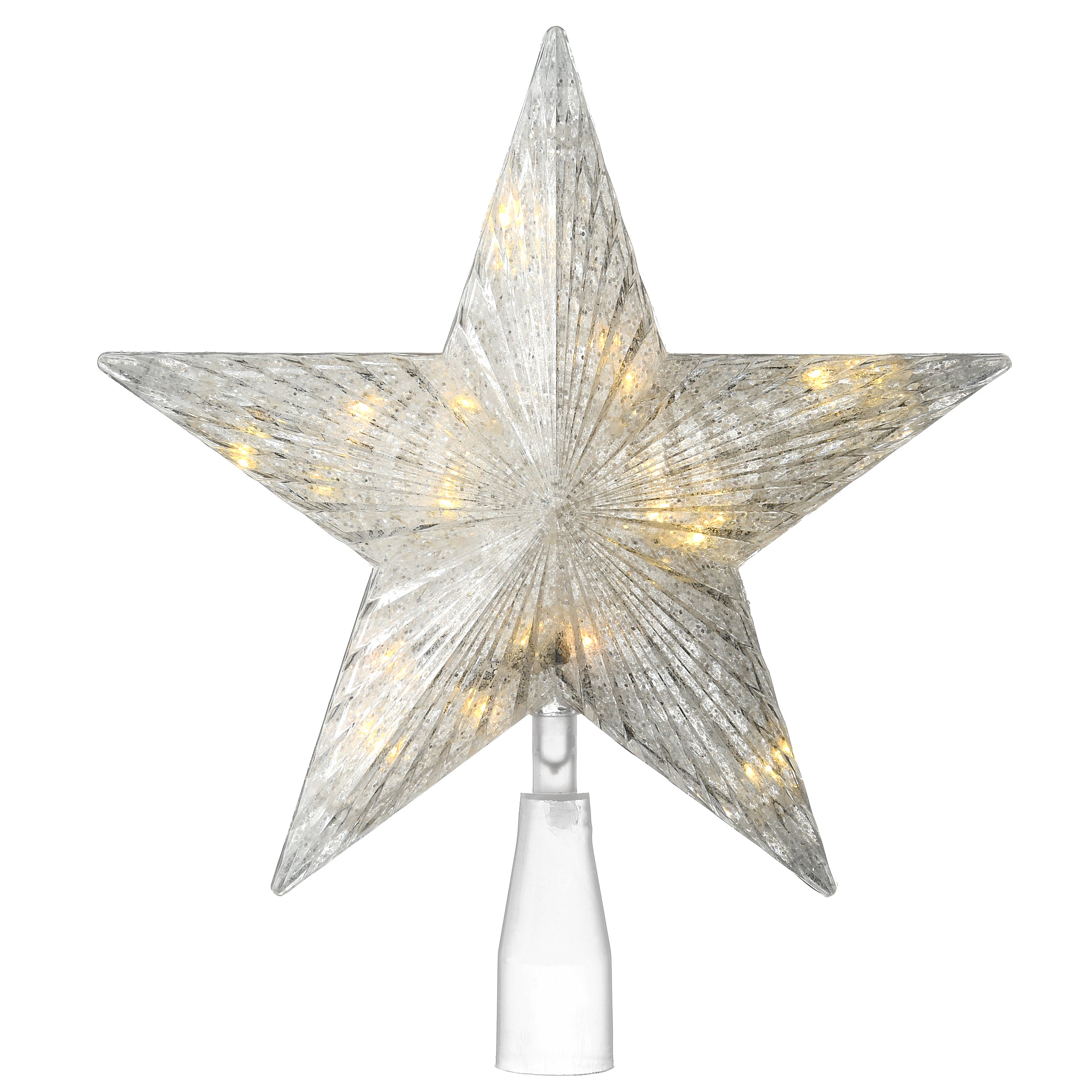 10-Inch Dual Color LED Tree Topper Star for Artificial Christmas Trees – Perfect for Holiday Decor & Home Celebration
