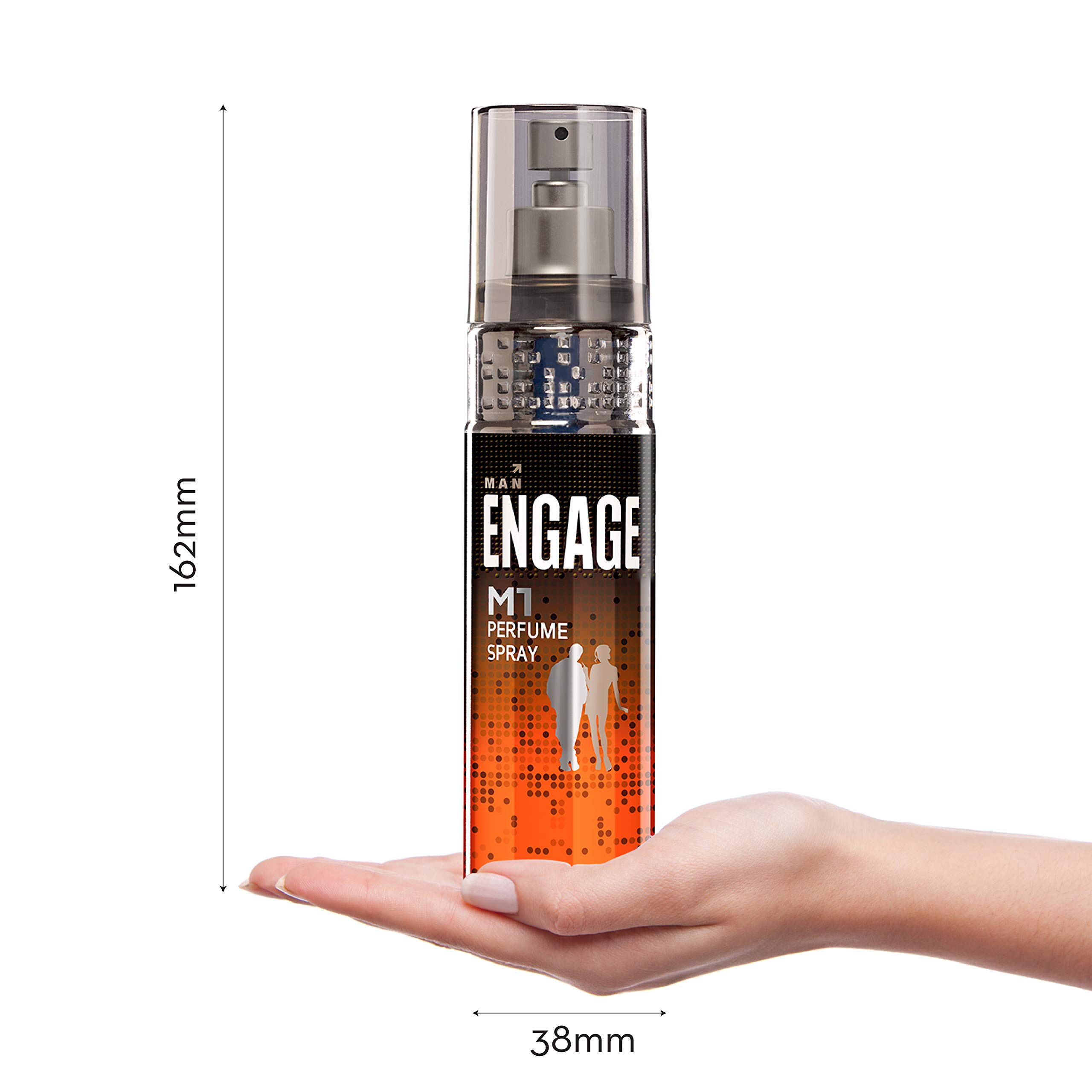 Engage M1 Men's Perfume Spray 120ml & Engage Cologne XX2 for Men 135ml - Long Lasting Fragrance for Daily Wear, Office & Special Occasions