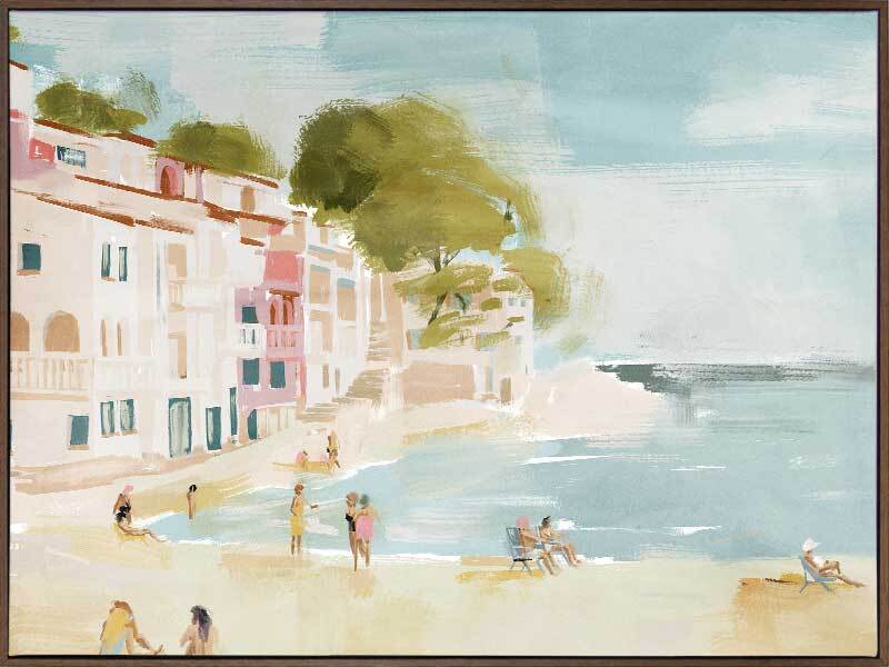 Beautiful Cassis Landscape Canvas Art Print - French Coastal Town Wall Decor for Living Room, Bedroom & Office