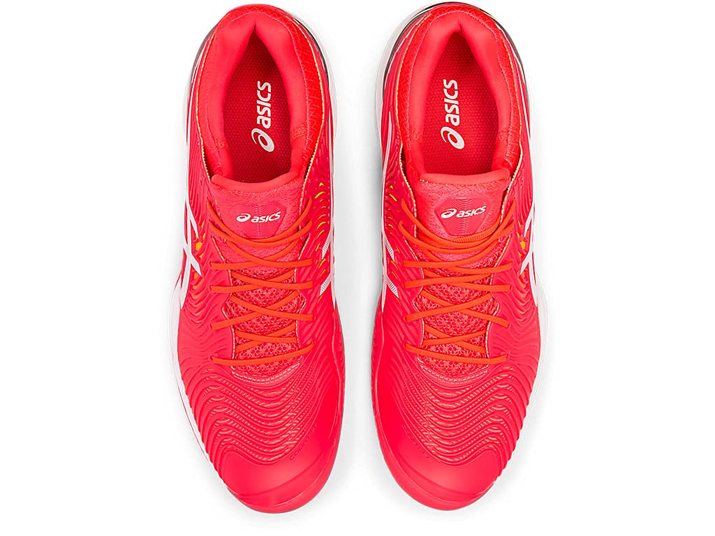 ASICS Women's Court FlyteFoam 2 Tennis Shoes - Lightweight & Supportive for Women's Tennis - Size 7.5 - Laser Pink/White - Perfect for Court Play, Training & Casual Wear
