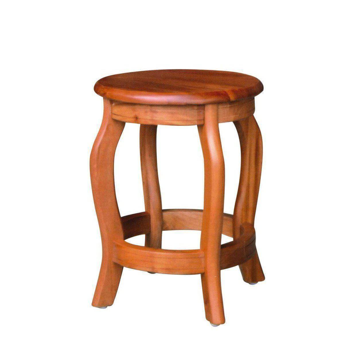 Maxime Round Dining Stool - Modern Kitchen Bar Stool with Cushion, Adjustable Height for Counter & Island - Perfect for Breakfast Nook, Kitchen Island, and Home Bar Decor