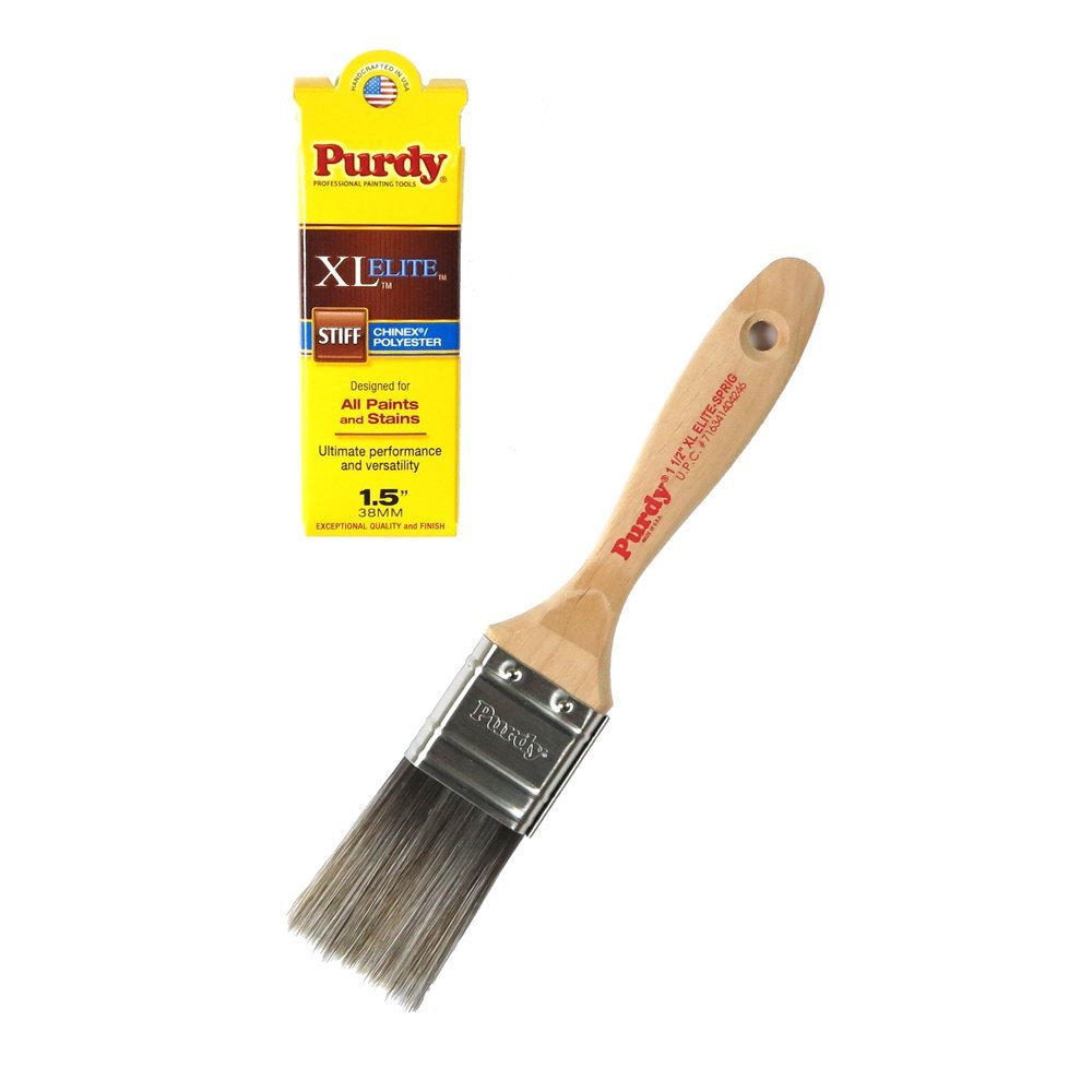 Purdy Sprig Elite 1.5 Inch Professional Paint Brush - High-Quality Angled Sash Paintbrush for Interior & Exterior Painting, Trim Work, and Fine Detailing