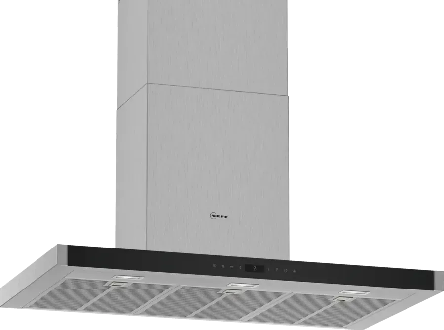 Neff 90cm Stainless Steel Range Hood - Powerful N70 D95BMP5N0 Canopy Extractor for Modern Kitchens | Perfect for Cooking, Baking & Smoke Removal