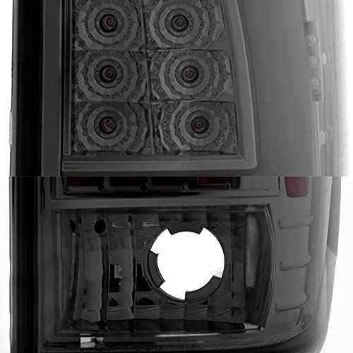 AKKON Smoke LED Headlights & Tail Lights Compatible with 1997-2003 Ford F-150, 2004 F150 Heritage, 1997-1999 F-250 Light Duty - Upgrade Your Truck Lighting for Night Driving & Off-Road Adventures