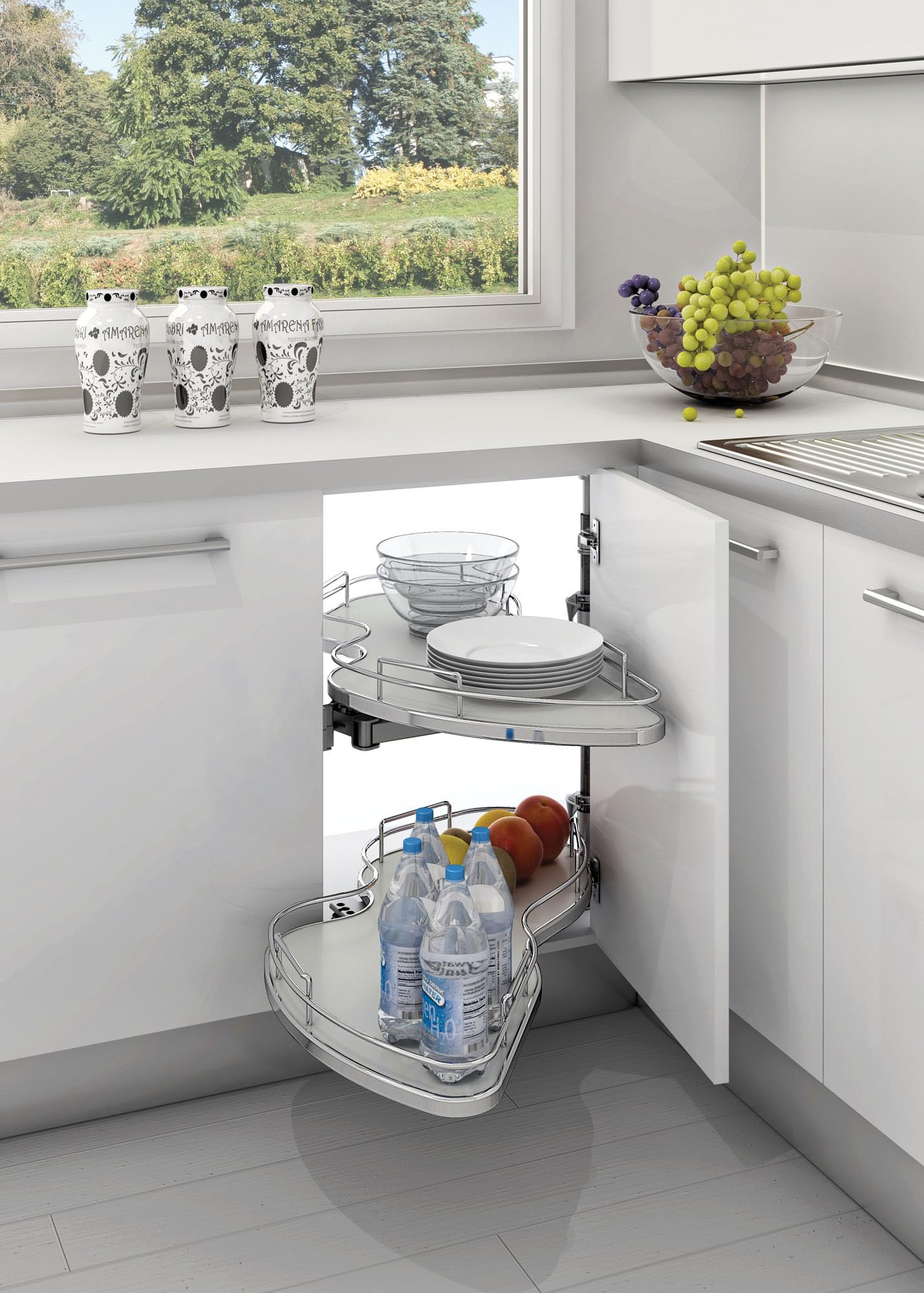 REV-A-SHELF Soft-Close Kit for 5372 Series Blind Corner Organizers - Smooth Cabinet Door Closing Solution for Kitchen Storage Organization