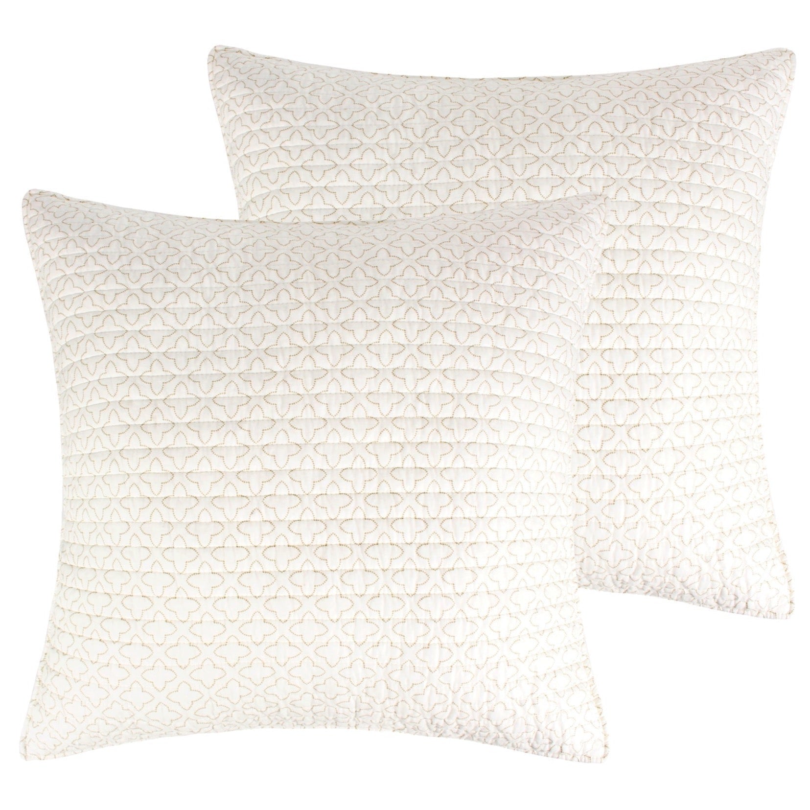Assisi Mint Euro Sham 2-Pack - Premium Decorative Pillow Covers for Bedroom, Living Room & Guest Room Decor
