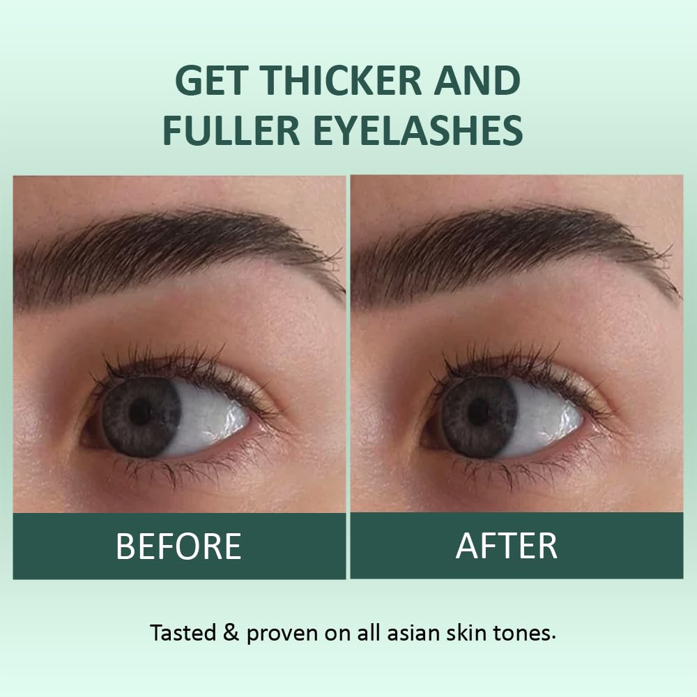 7 Days Eyelash & Eyebrow Growth Serum with Castor Oil & Vitamin E - Natural Lash Enhancer for Longer, Thicker Lashes & Brows - Lightweight, Non-Greasy Formula (30ml) - Perfect for Nighttime Use & Makeup Prep
