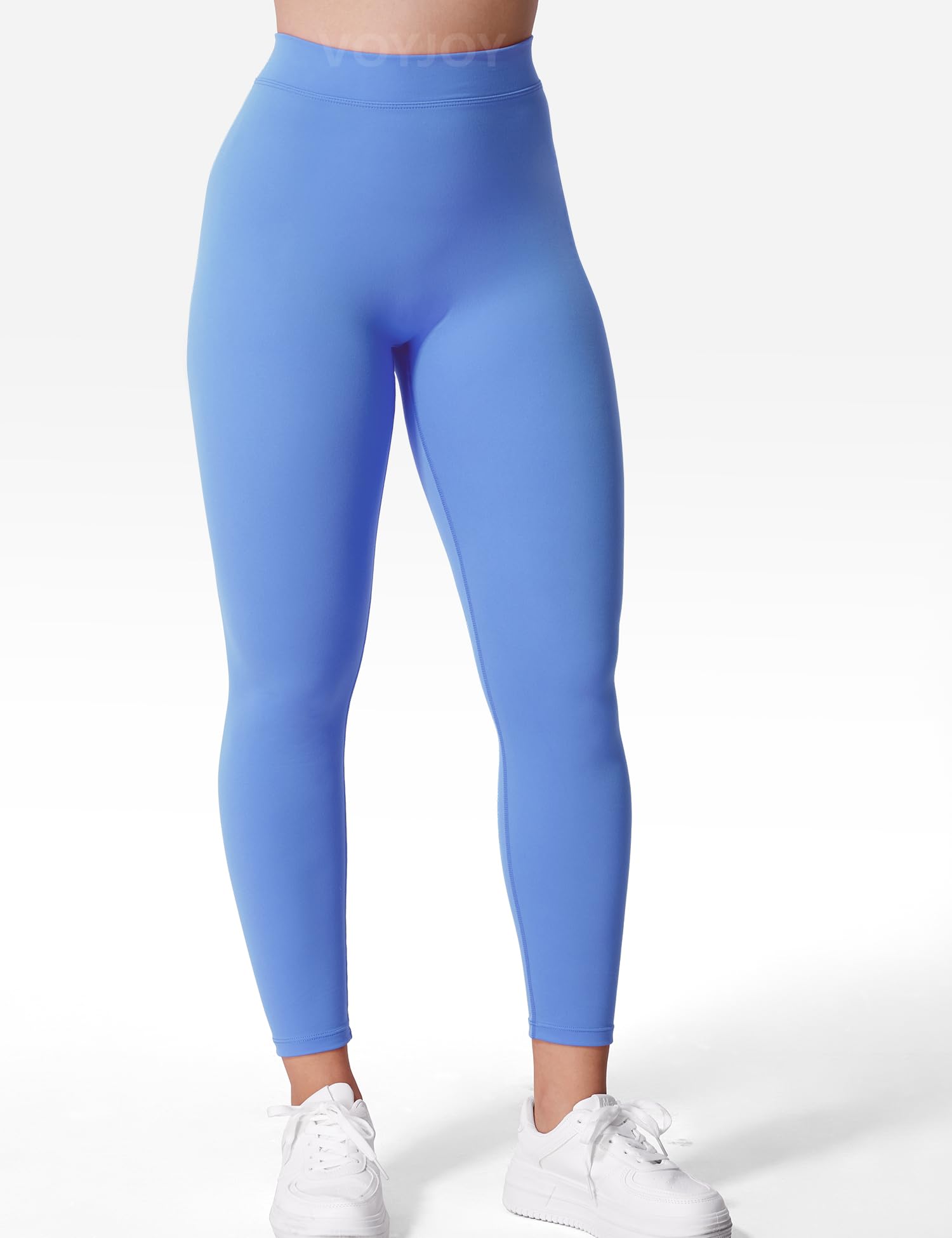 VOYJOY High Waisted V Back Scrunch Butt Lifting Leggings for Women - Workout Yoga Gym Running Tights - Booty Lifting & Shaping for Fitness, Lounge & Everyday Wear