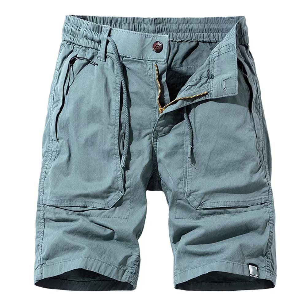 Men's Lightweight Cargo Shorts for Hiking, Camping & Travel - Outdoor Casual Summer Shorts with Multiple Pockets | Perfect for Adventure, Gym & Everyday Wear