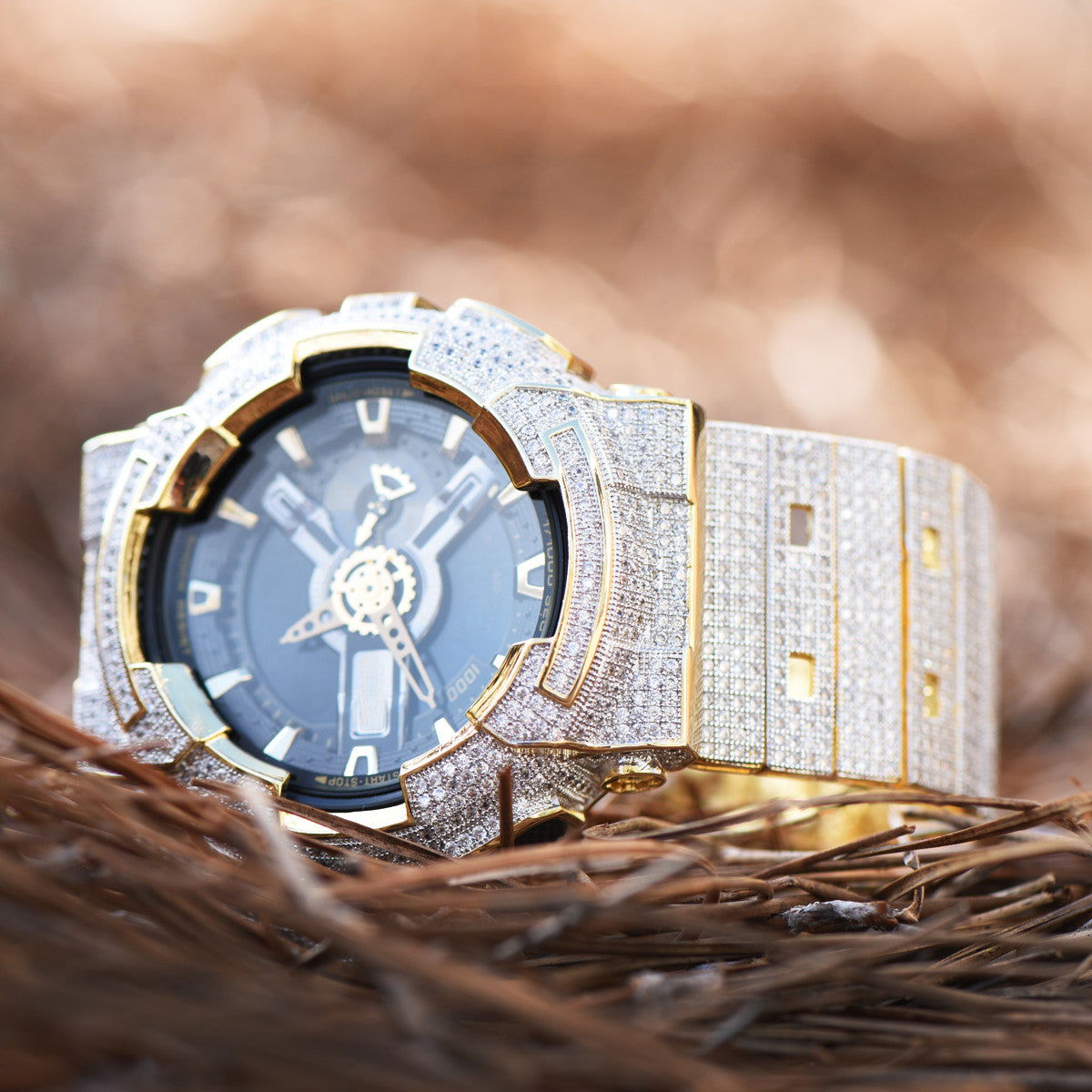 Authentic G-Shock G100-110 Men's Digital Watch with Bling Design - Perfect for Sports, Outdoor Activities & Fashion Accessories