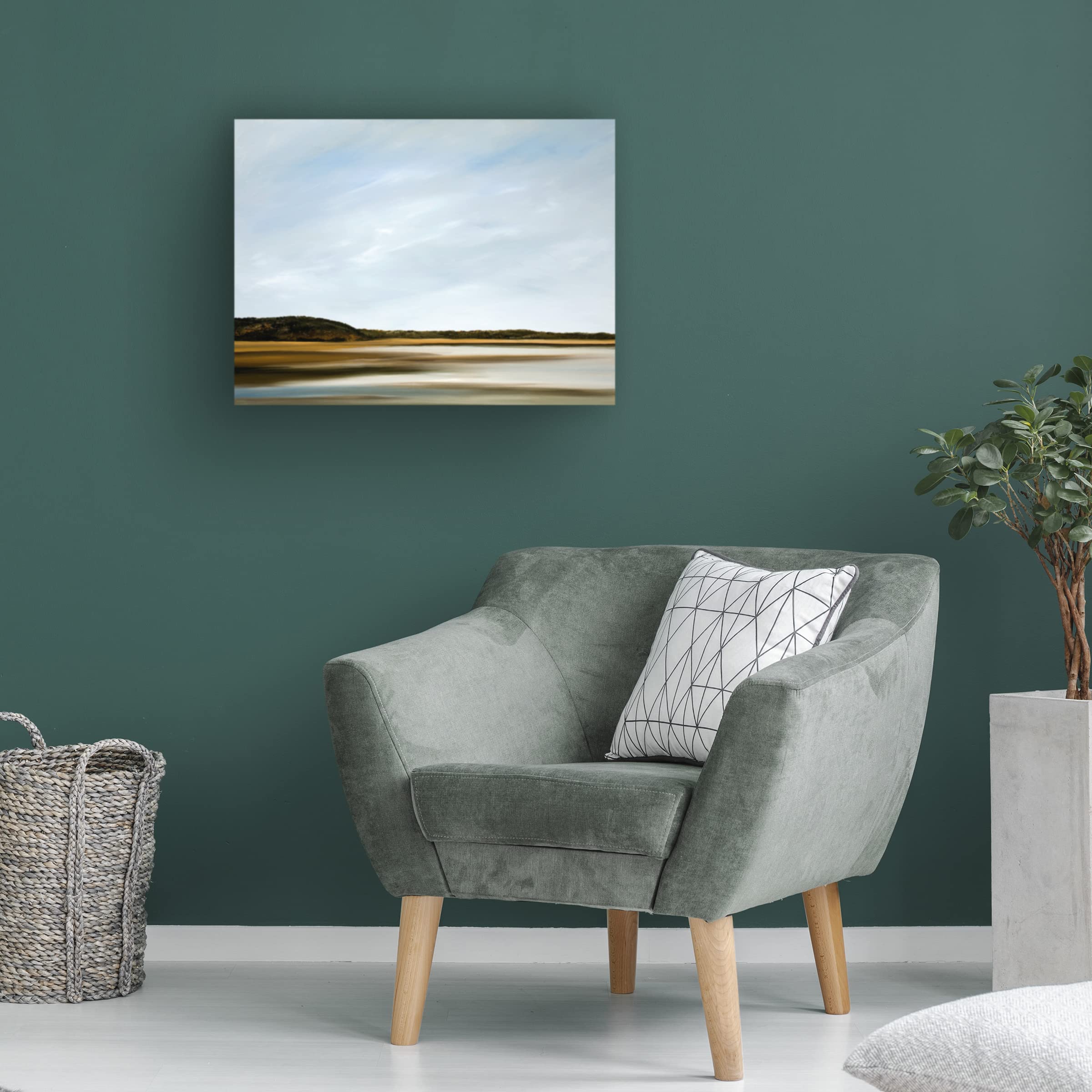 Trademark Fine Art 'Perception' Canvas Wall Art by Rick Fleury - Modern Abstract Painting for Living Room, Bedroom & Office Decor