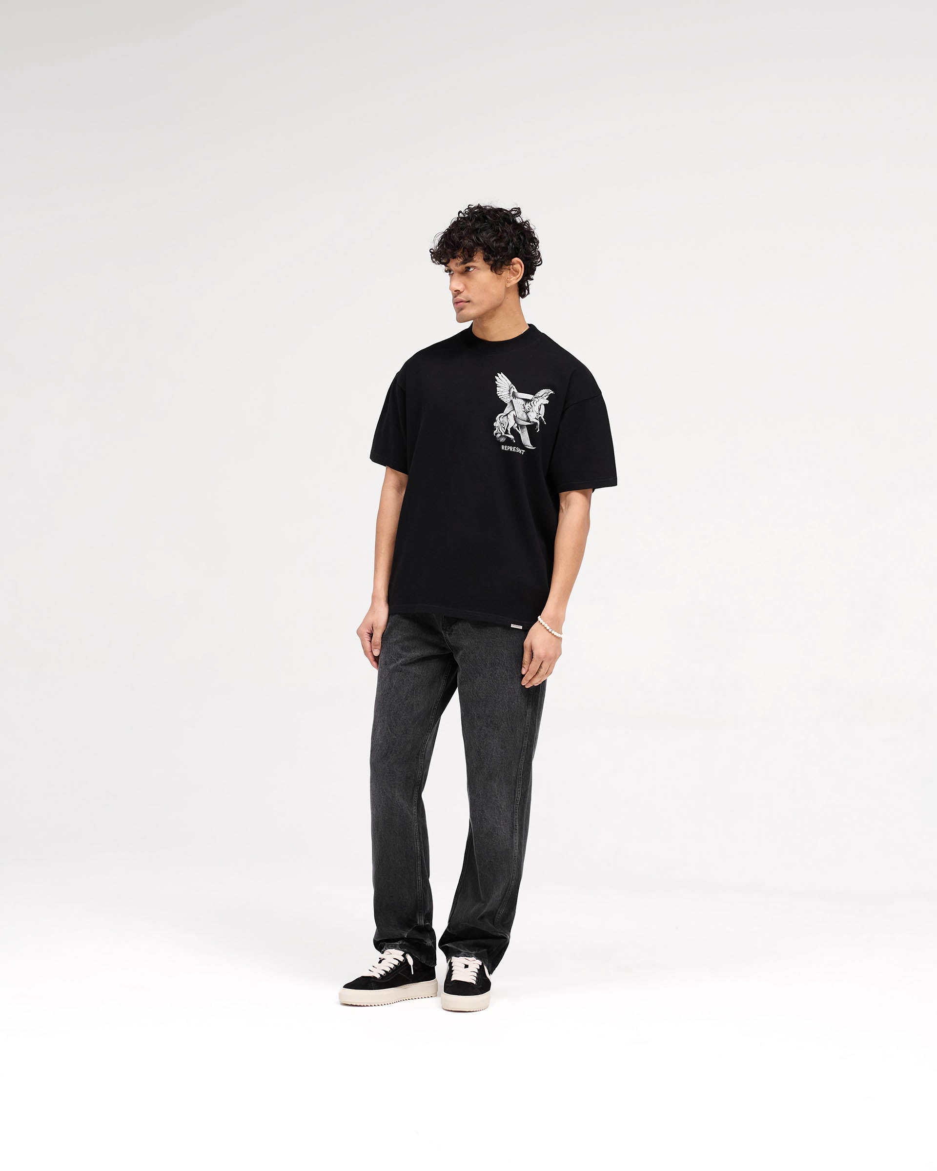 Elegance In Motion T-Shirt for Men & Women - Premium Jet Black Cotton Tee - Perfect for Casual Wear, Gym, and Everyday Outfits