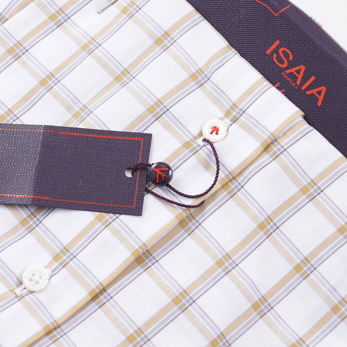 Isaia 'Italia' Regular Fit Cotton Shirt for Men | Premium Italian Dress Shirt | Business Casual & Formal Wear | Office, Wedding & Special Occasions